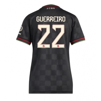 Bayern Munich Raphael Guerreiro #22 Maglia Gara Terza Repliche 2025-26 Donna Maniche Corte